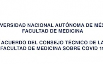 Acuerdo del Consejo Técnico de la Facultad de Medicina sobre COVID-19 (17-3-2020)